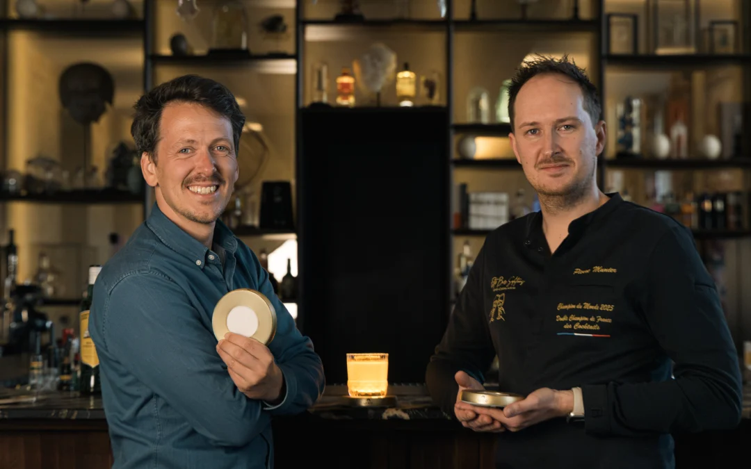 Yobe Light, l’innovation packaging qui met en lumière les vins et spiritueux, s’associe au champion du Monde de Cocktail