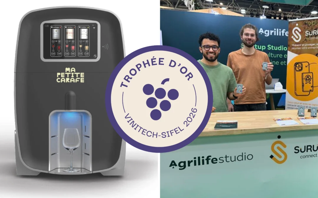 Deux Trophées d’Or pour les start-ups accompagnées par l&rsquo;incubateur Bernard Magrez aux Trophées de l’Innovation 2026 de Vinitech-Sifel